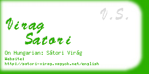 virag satori business card