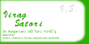 virag satori business card